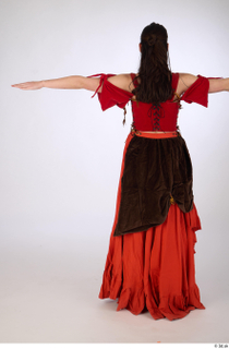 Photos Zolzaya in Red Dress t poses whole body 0003.jpg
